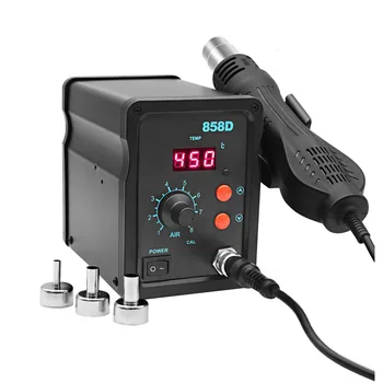 

858D 700W BGA Rework Solder Station Soldering Hot Air Gun Heat Air Gun Station For SMD SMT Welding Repair 220V 858