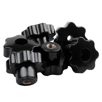

Machinery Latche Knurled Clamping Nuts Knob Grip M8 Female Thread 6pcs