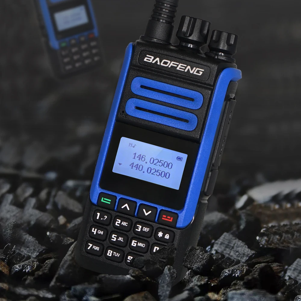 Реальная портативная рация 10 Вт Baofeng BF H7 Walkie Talkie Poweful Ham CB радио 2200 мАч