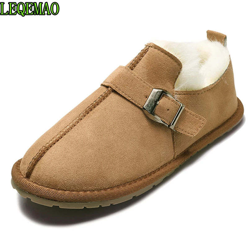New winter fashion new women leather boots pretty boots waterproof and thick velvet warm cotton shoes