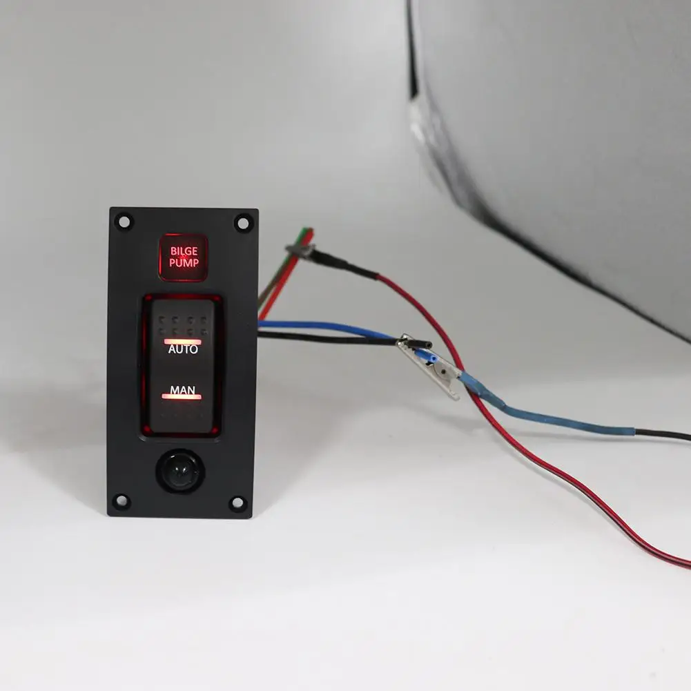 GloryStar 12 24V переключатель трюмного насоса сигнализация Водонепроницаемый Корабль