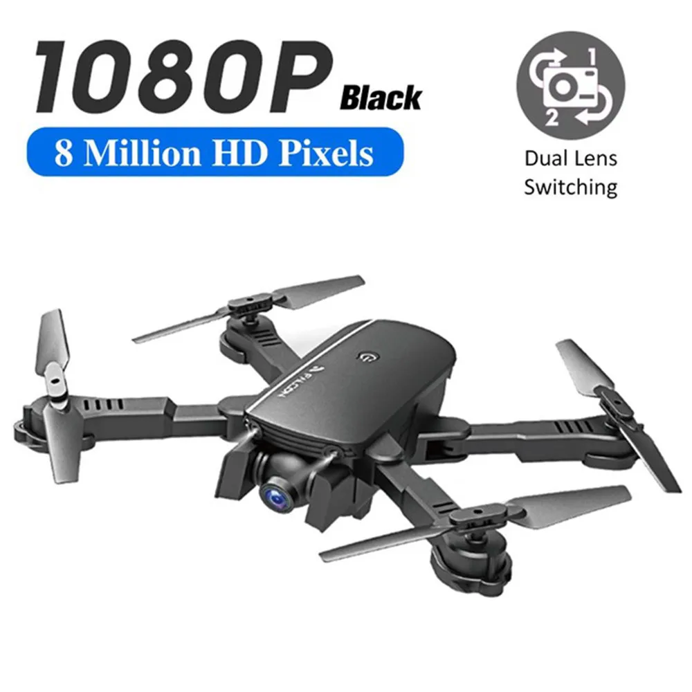 

RC Helicopters 1808 remote control toy Camera HD 1080P Foldable WiFi FPV Wide Angle 2.4GHz ABS app photo headless mode 6 axes