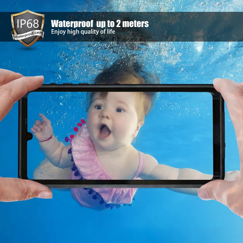 Для huawei P20 Pro P30 Lite водонепроницаемый IP68 Дайвинг Плавание пылезащитный чехол для телефона для mate 20 30 Pro полностью герметичный открытый спортивный Чехол