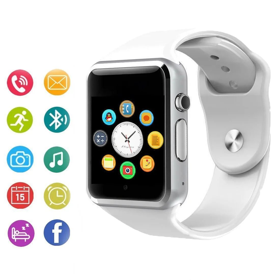 Watch Bluetooth Sim-Camera Sports-Pedometer Smartphone Android Children New Top A1 