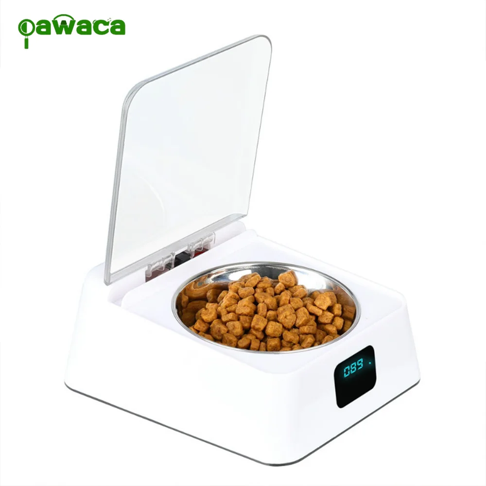 

Pet Automatic Feeder Smart Automatic Pet Food Dispenser with Infrared Induction for Dogs Cats Intelligent Bowl Pet Dispenser