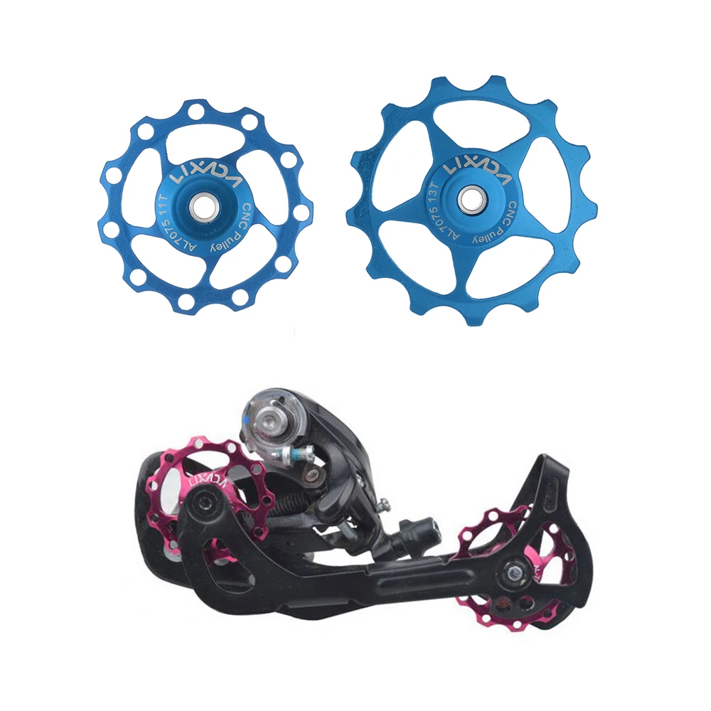 

1Pc Bicycle Rear Derailleur Pulley 11T 13T MTB Road Bike Rear Pulley Roller Idler Bearing Jockey Wheel Bicycle Parts