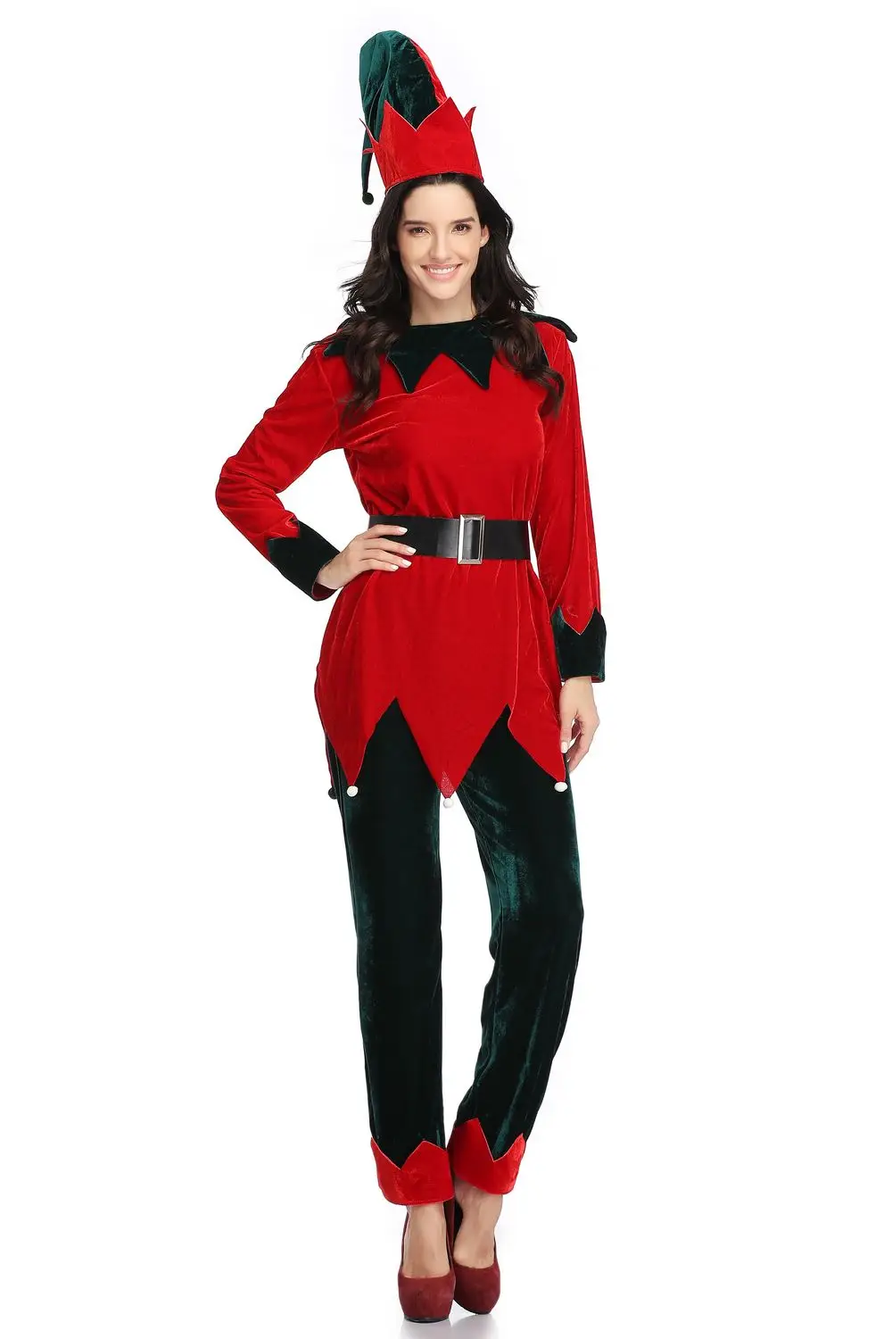 Christmas Party Elf Cosplay outfit Sets 