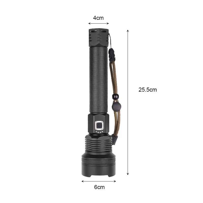 1500 Lumens XLamp XHP50 Most Powerful LED Flashlight USB Zoom Torch XHP50 18650 26650 Rechargeable Battery Flashlight