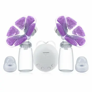 

Double Electric Breast Pump With Milk Bottle Infant USB BPA free Baby Breast Feeding Automatic Massage Postpartum Breast Pump