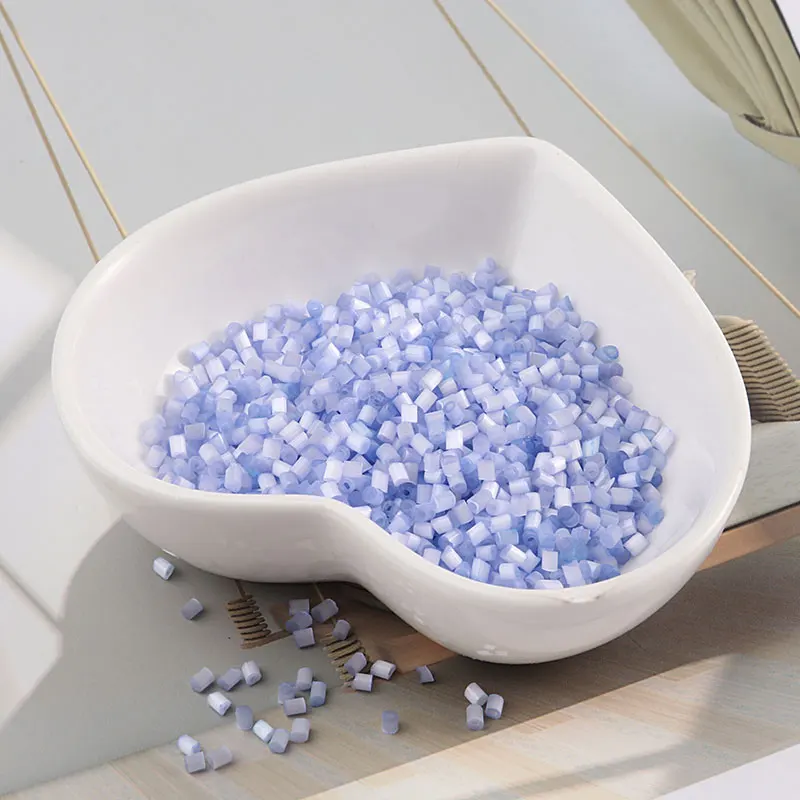 015 Light Blue 1200 шт 2 мм матовые чешские стеклянные бусины 11/0 матовые сеялки трубки DIY браслет ожерелье для изготовления ювелирных изделий Аксессуары для платья - Цвет: 015 Light Blue