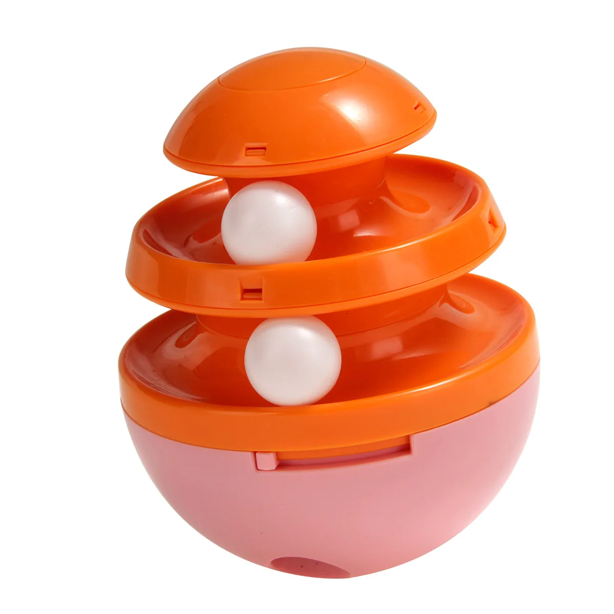Track ball pink Игрушка-головоломка для собак, увеличивающая IQ, Интерактивная игрушка для собак, стакан, дозатор для еды, дозатор для домашних животных, тренировочные игры для собак, товары для домашних животных - Цвет: Track ball pink