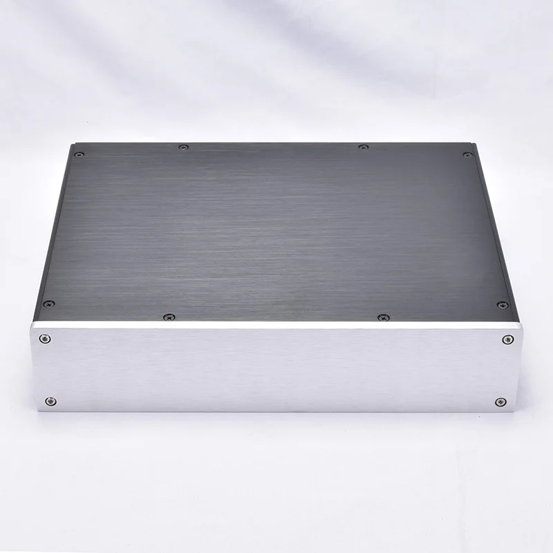 

ЦАП усилитель чехол алюминиевый корпус источник питания DIY AMP Project W320 H70 L248