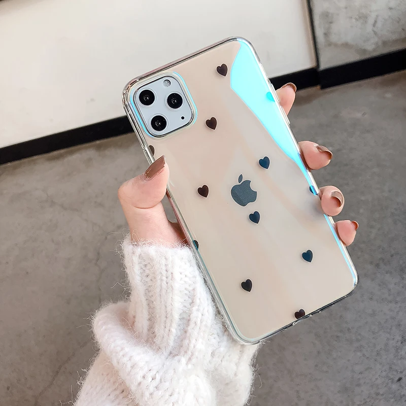 GlamPhoneCase простой Love чехол для телефона для iPhone11Pro/Max X XS Max XR Мягкий силиконовый чехол для iPhone11 7 8 6 6s Plus чехол