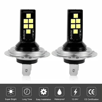 

Car LED Headlight SMD Fog Light 6500K 15000LM Durable Single Beam 15000lm / set H7