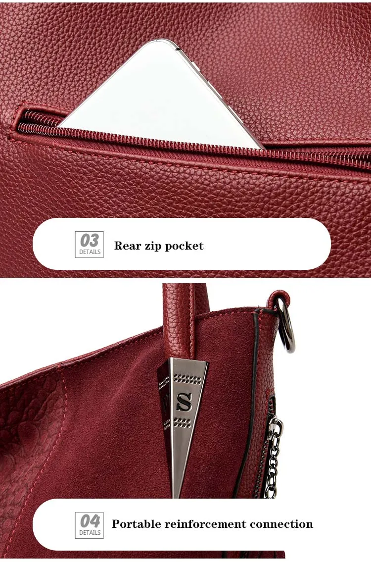 Новая роскошная Повседневная замшевая кожаная сумка через плечо женские сумки Простые сумки через плечо для женщин дизайнерские сумки через плечо