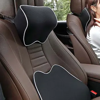 

Car Seat Neck Pillow Headrest Seat Support Cushion Memory Foam Relieve Pain Pillows Auto Interior Accessories