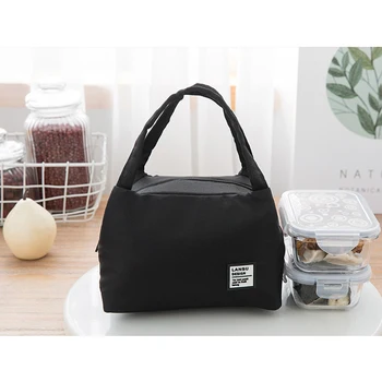 

Lunch Insulated Bag Waterproof Zipper Portable for Office Outdoor Picnic Camping J9
