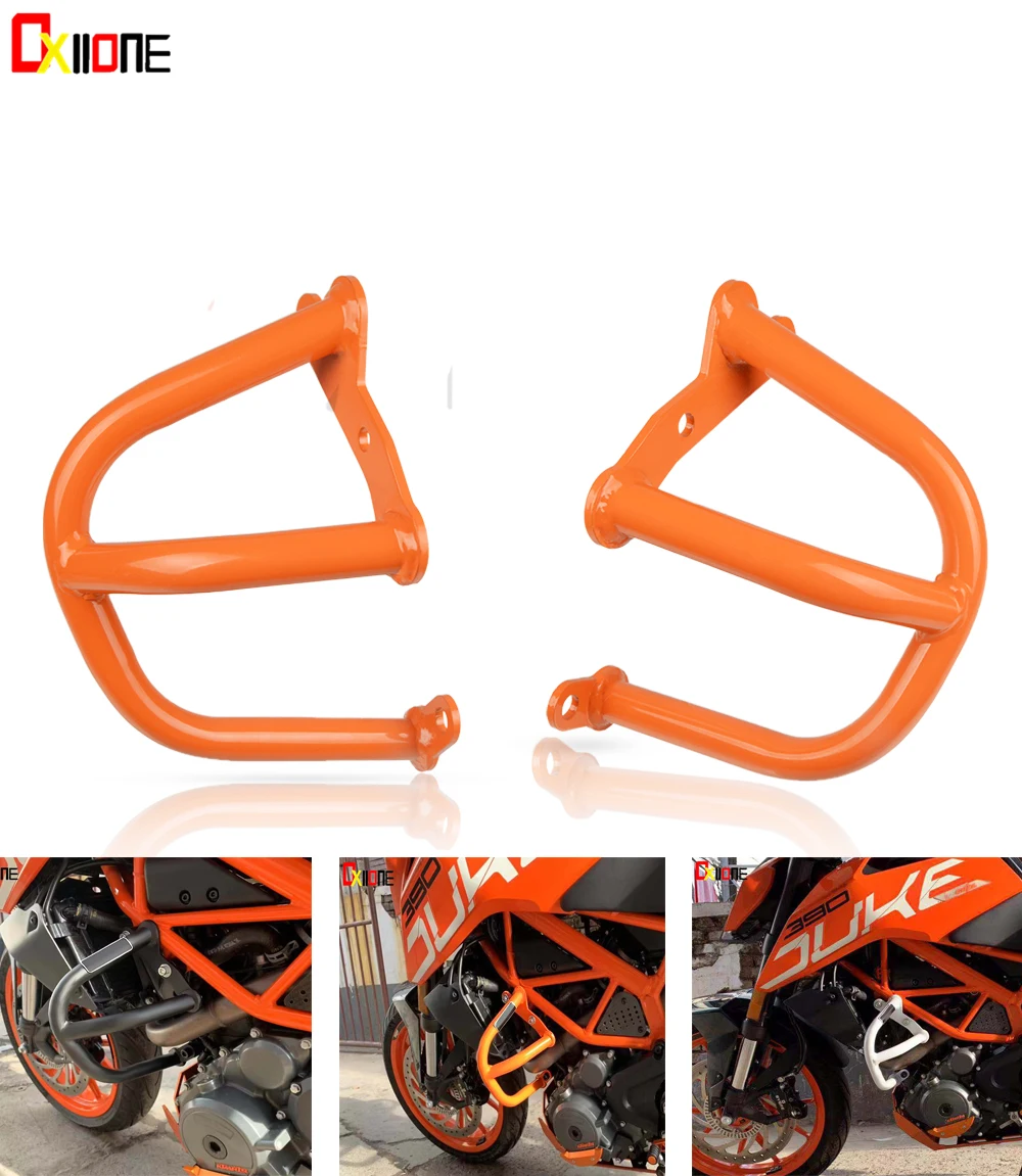 

Motorcycle Accessories IRON Moto Engine Guard Frame Protection Protetive For ktm Duke 390 250 2013 2014 2015 2016 2017 2018 2019