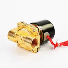 Электрический электромагнитный клапан 2 Вт 160-15 DN15 1/" Нормально закрытый 2 порта 12 В 220 В низкое тепло для воды масло гелия газа