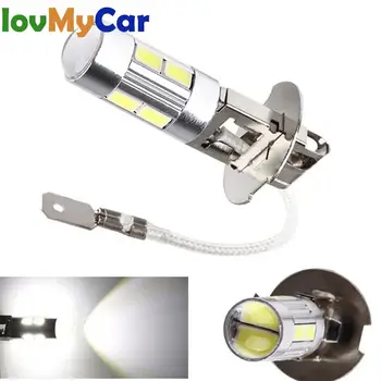 

H1 H3 Brake Bulbs DRL Drving Fog Reverse Light 10SMD Auto Trunk Car Fog Turn Signal Light Driving Lamp White Amber Reverse Light
