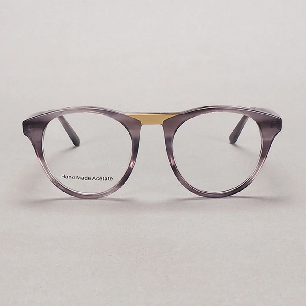 

Men Women Unisex Oversized Ultralight Full-Rim Round Frame Custom Made Myopia Glasses -1 to -6 Reading Glasses +1 to +4