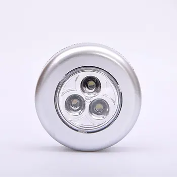 

Silver Emergency Lamp Led Night Lamp Pat Lamp Touch Lamp White Light Bedside Wall Mounted