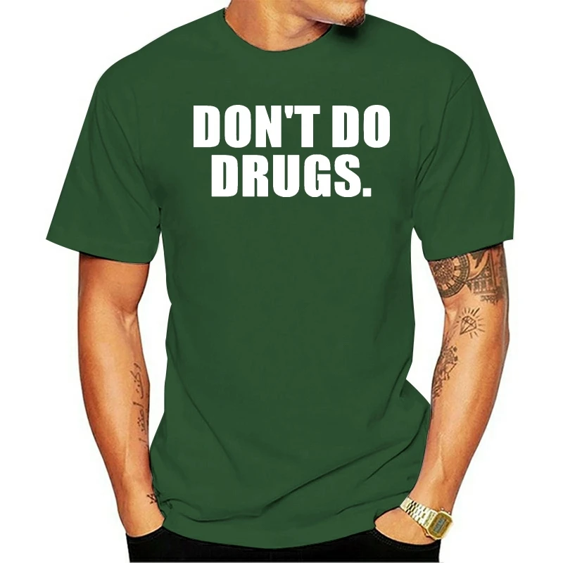 

Summer New Men Cotton T-Shirt Don't Do Drugs Without Me shirts design website T Shits Printing Short Sleeve Casual O-Neck Cotton