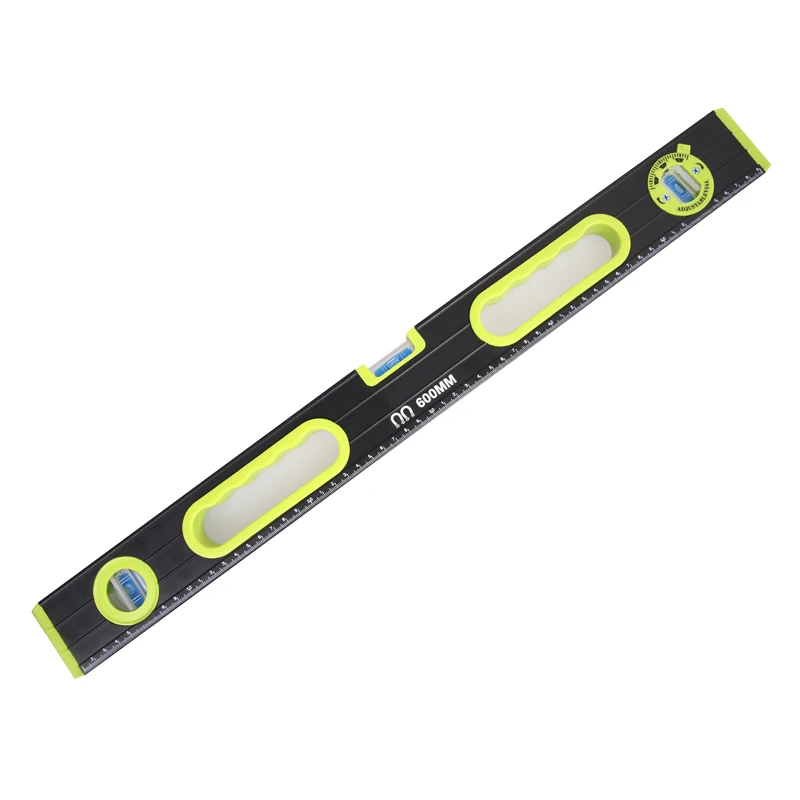 cheap!!!- 12-Inch and 24-Inch Aluminum Box Beam Level Set,with 3 60%
Magnified Vials