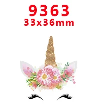 30 шт мультяшный персонаж плоское украшение из смолы PR 9363 - Цвет: 9363