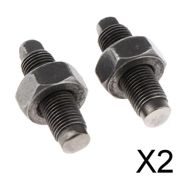 2x2pcs Solid Valve Adjusting Screws with Nuts for 50 125cc ATV Dirt