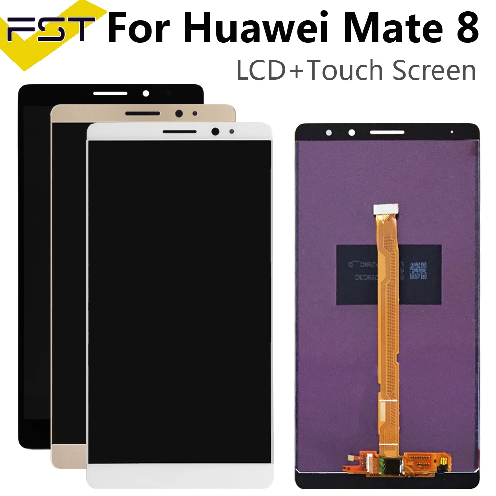 ЖК-дисплей и дигитайзер сенсорного экрана 6 0 дюйма для Huawei Mate 8 замена сотового