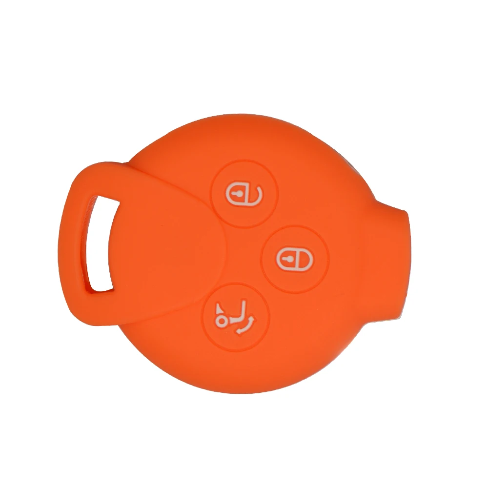 Keyforkess3 pulsanti per Benz Mercedes Smart Fortwo 451 MB City Roadster Silicone Remote Car Key Shell custodia protettiva copertura in gomma - H292f51e78d9146569cd0bdb6d290e232L