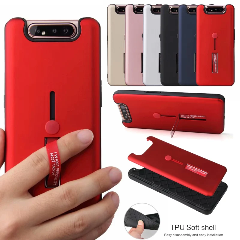 Однотонный бронированный противоударный чехол для Samsung A10 A20 A20E A30 A40 A50 A60 A70 A80 A90