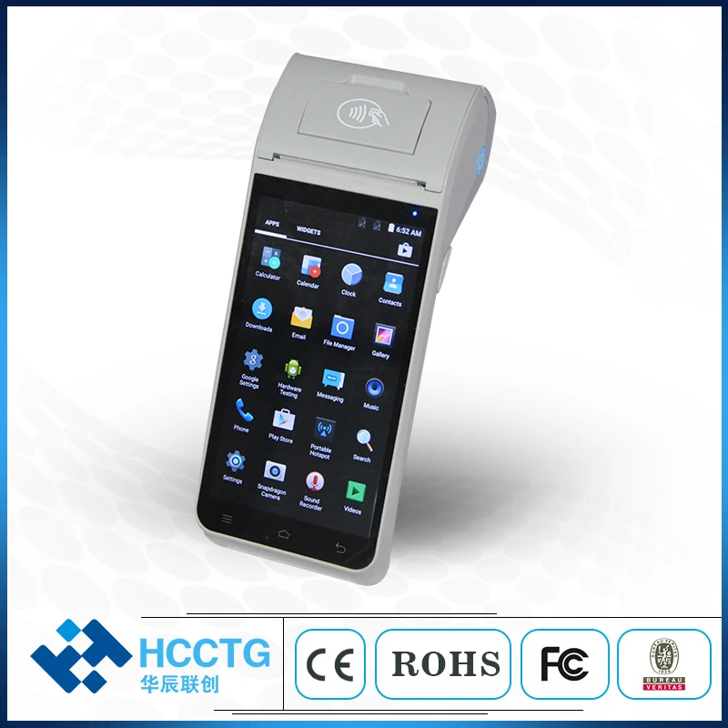 Android 9,0 портативный терминал RAM2GB+ ROM16GB Pos система 4G wifi Bluetooth с NFC кард-ридером/принтером/Android POS Z91