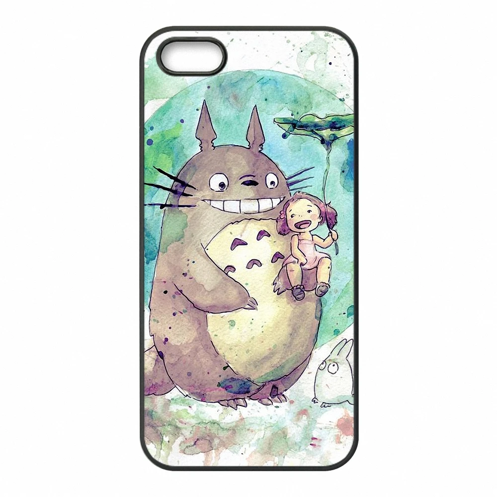 Прозрачный Чехол для телефона с рисунком KETAOTAO Totoro s для iPhone 4S SE 5 6 5C 5S 6S 7 8 SE 5Plus XR XS Max чехол из мягкого ТПУ резины и силикона - Цвет: Прозрачный