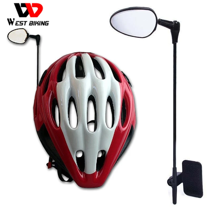WEST BIKING Bicycle Rearview Helmet Safety Reflector Mirror Motorcycle
