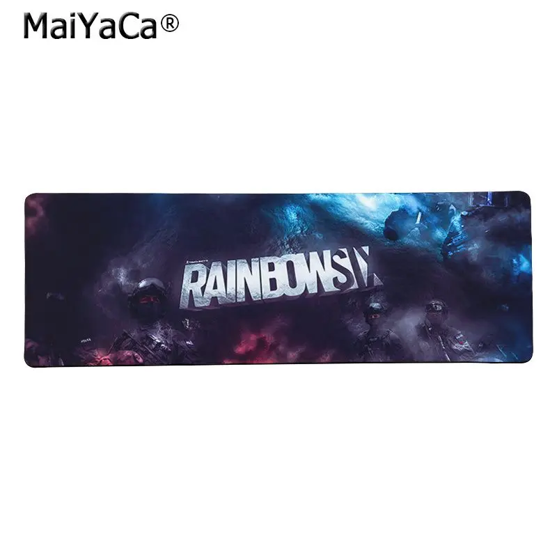 MaiYaCa высокое качество Tom Clancy Rainbow Six Siege DIY дизайн игровой с узором коврик для мыши большой коврик для мыши клавиатуры - Цвет: Lock Edge 40X90cm