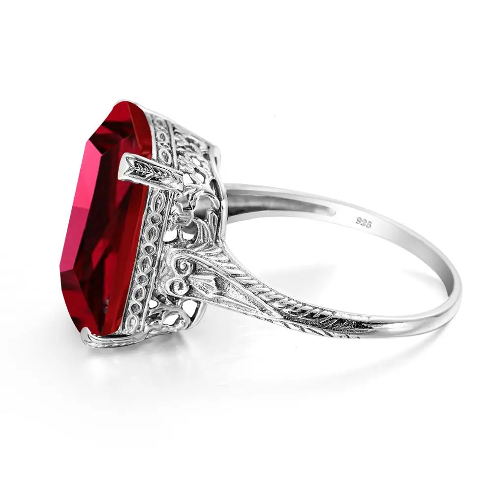 Top Jewelry Ruby Ring 100% Real 925 Sterling Silver Creative Square Gemstone Rings For Women Accessories 925 Luxury Jewellry Box Top Jewelry Ruby Ring 100% Real 925 Sterling Silver Creative Square Gemstone Rings For Women Accessories 925 Luxury Jewellry Box