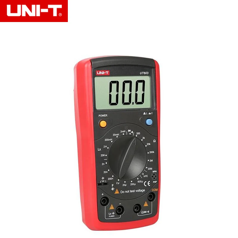 Блок UT603 мультиметр Профессиональный измерительный сопротивление/индуктор/конденсатор/диод/транзистор/Непрерывный зуммер