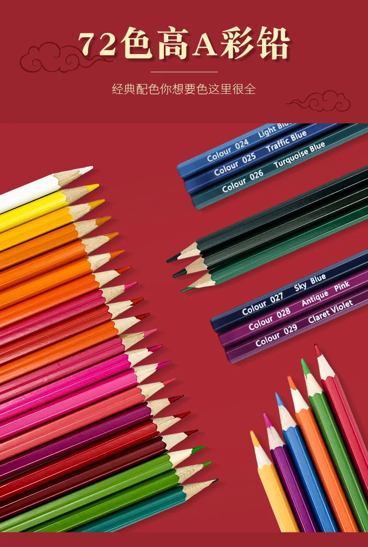 desenho kit 3.0 avançado lápis colorido oleoso