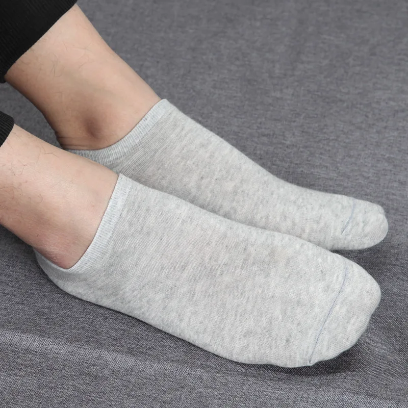 10 пар/партия, мужские носки, хлопок, большие size38-43High, качественные, повседневные, дышащие носки-башмачки, короткие мужские носки, летние мужские носки