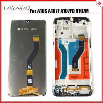 

For Samsung A10S LCD display A107F A107F/DS with touch Screen Digitizer assembly frame Replacement repair parts