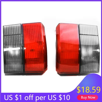 

Rear Tail Fog Light Lamp Cover Light Lens Braking Signal Smoked Red Tail Light Lamps For VW Transporter Caravelle T4 1992-2004