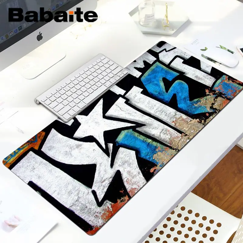 Babaite, винтажный, крутой, граффити, для ноутбука, игровой коврик для мыши, для ноутбука, игровой, Lockedge, коврик для мыши, игровой коврик для мыши