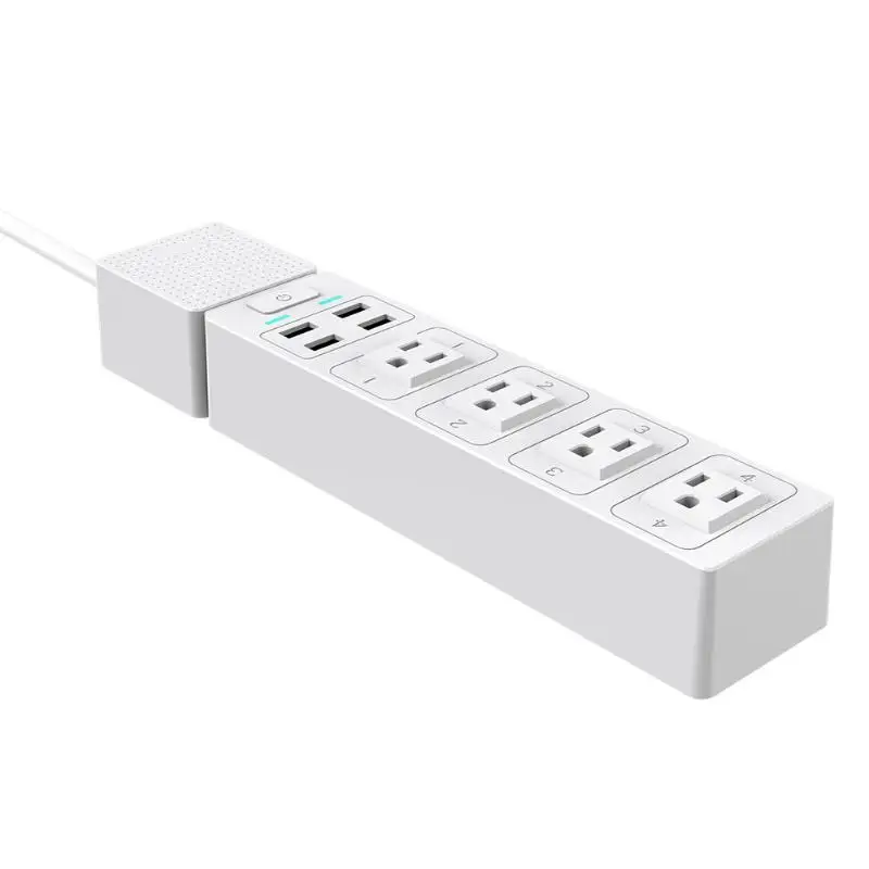 Умный Wifi блок питания несколько 4 USB порта приложение Голосовое управление разъемы для зарядки