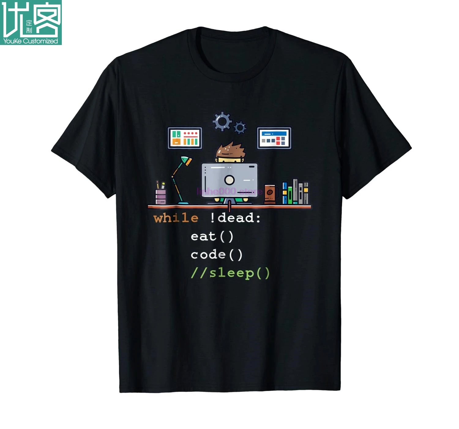 

brand men shirt Computer Science Python Programmer Eat Code Sleep T Shirt