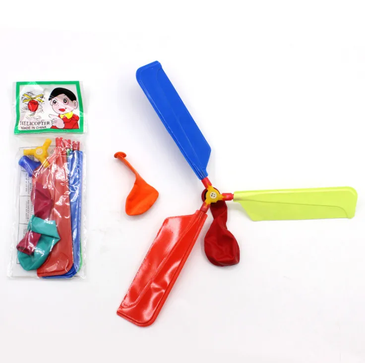 1000 компл./лот воздушный шар-Вертолет игрушка Детские надувные игрушки самокомбинированный воздушный шар вертолет