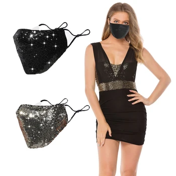 

100% Cotton Face Mask Go With Dresses Multi-use Washable Non Disposable Fabric Face Mask