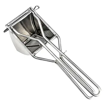 

Stainless Steel Potato Masher Fruit Squeezer Manual Juicer Multifunction Food Crusher Press Maker Tool Kitchen Cooking Access