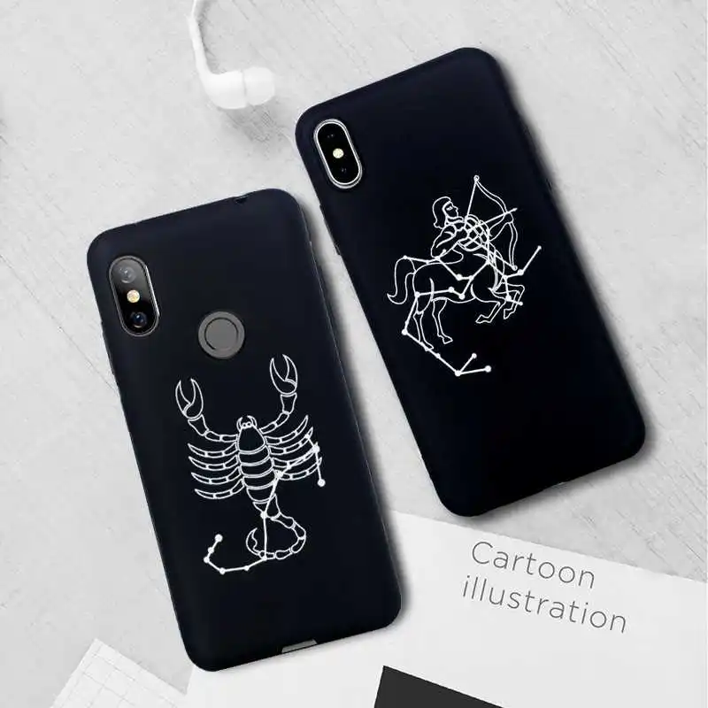 

Fashion Zodiacal Pattern Soft TPU 6.26"For Xiaomi Redmi Note 6 Case For Xiaomi Redmi Note 6 Pro Cell Phone Case Cover
